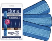 玉山最低比價網 [5美國直購] Bona 超細纖維 清潔墊 (3入) 可水洗 適 木地板 硬地板 Bona Spray Mop 拖把