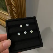 【裸石】彩虹斜長石 彩虹月光石 Rainbow Moonstone 5mm 圓形寶石