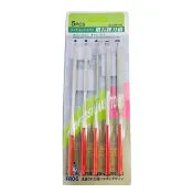 民權橋電子生活百貨 FROG 蛙印電工 826-185 鑽石銼刀組 5PCS 180mm 5支組 塑膠木頭專用 銼刀 磨刀 高硬度