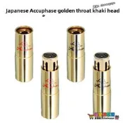 優選+好品質日本Accuphase金嗓子卡儂頭銅鍍金XLR平衡頭發燒卡儂公母插頭
