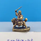 神像 佛像 小擺件 小擺飾 黃銅 九天應元雷聲普化天尊 神像雷祖雷公雷神微景觀模型供奉擺件 特賣Z