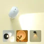 【Mr.U 優先生】350度 圓球 人體感應燈 充電+電池雙用款(感應燈 磁吸 壁燈 夜燈 LED燈 檯燈 大創 3coins)