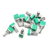 【優選 爆品】RK097NS單聯雙聯電位器小功放音量B5K/10K/20K/50K/100K音響音箱