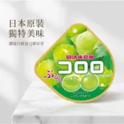 日本【UHA】味覺糖 酷露露 Q 糖 白葡萄 48g 軟糖 KORORO 葡萄軟糖 日本零食 軟糖 爆汁 夾鏈袋 水果糖