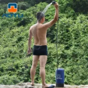 協貿國際日用品生活7館 夏天戶外車載簡易便攜式淋浴器野外露營沐浴水袋農村家用洗澡神器