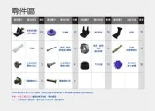 正版好神拖%%零件/配件專區%%S320,S600水桶零件：踏板底座組（含小齒輪）