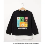 衣斯坦寶｜正版 麥塊 Minecraft 男童 110-130 假兩件 長袖 衣服 麥塊 史蒂夫 苦力怕 我的世界