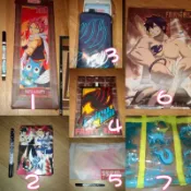 FAIRY TAIL/魔導少年/週邊/桌布/卡套/筆記本/斜背包/鑰匙圈/防水包/撲克牌/周邊/資料夾妖精的尾巴