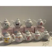 正版 三麗鷗陶瓷迷你茶壺🫖 茶杯兔媽媽 hello kitty 美樂蒂 帕恰狗 庫洛米 山姆企鵝 雙子星 布丁狗全新現貨