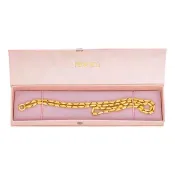 【Costco好市多】24K黃金項鍊男士桂花鍊 1200厘 24K Gold Men's Necklace 1200 li