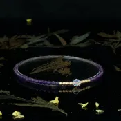 輕奢風 紫水晶 14KGF Swarovski 水晶手鍊