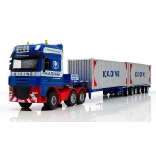 RUBY 凱迪威 1:50 1/50 貨櫃車 運輸車 貨櫃 合金 模型 連結車 拖板車 聯結車 伸縮托板