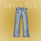 Levi's 513 自然舊髒感古著小喇叭牛仔褲 M-小L / 復古喇叭褲 / 二手割愛款