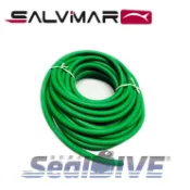 【海豹潛水】魚槍橡皮 義大利 SALVIMAR 最新力作S400全乳膠高倍數 14/16mm 4分 5分電光綠橡皮 魚槍