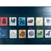 【多寶格】中國十二生肖郵票~【中國郵政】~1980年-1991年【第一輪】~【珍藏優惠價】~傳世佳品怡情益智