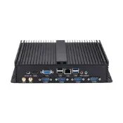 微型電腦工控小主機I3I5I7嵌入式6序列埠I5-7200U雙網迷你mini整機