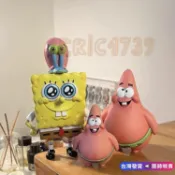 🍀桃園出貨🍀好朋友海綿寶寶派大星手辦模型擺件小蝸卡通動畵潮玩公仔生日禮物