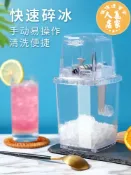 誠信達百貨 碎冰機 刨冰機 冰沙機 手搖刨冰機家用小型沙冰機商用刨冰神器顆粒冰沙雹冰機手動碎冰機