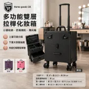 【專業行動化妝箱】大容量多層收納工具箱丨美容美甲師專用收納箱 移動式設備箱 按摩技師專業工具箱 彩妝用品整理 梳妝台整理