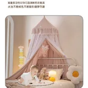 圓頂床函 兒童室內蚊帳 避光床簾 擋風床頭布簾 遮光蚊帳 天花板蚊帳 床上嬰兒帳篷 直徑65