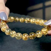 天然鈦金水晶手珠手鍊 | 天然水晶 | 送禮