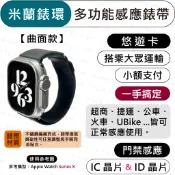 【米蘭-不鏽鋼磁吸錶帶-升級版IC晶片】Apple Watch 悠遊卡錶帶 一卡通錶帶 IC ID 門禁錶帶 蘋果手錶
