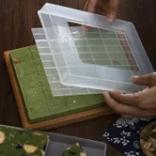 💥臺灣有貨💥免運💥牛軋糖雪花酥模具套裝手工diy自製牛軋糖工具切割整形盤磨具不粘 SQZ7