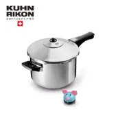 【瑞康屋Kuhn Rikon】瑞士壓力鍋單柄3.5L+粉彩豬計時器
