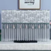 成名在望 電視防塵罩 液晶電視機罩防塵罩套55寸65寸臺式掛式曲面電視歐式布藝蕾絲蓋巾 【CM8244】
