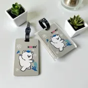 kotex 靠得住 茶樹北極熊行李吊牌 1入 行李牌 吊牌 出差 旅遊 行李箱
