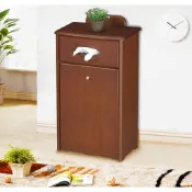 【森林小工匠】收納垃圾桶/垃圾桶/木製家具/家具/收納櫃/衛生紙盒(胡桃色)