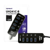 【順發線上購物】Uptech UH241C-B 4+1-Port USB3.0 Hub集線