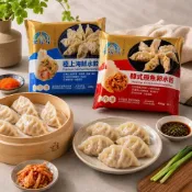 (店+)【宏裕行】海味鮮餃雙口味任選 10入/盒 (韓式飛魚卵/極上海鮮  澎湖花枝丸名店 嚴選頂級海鮮 爆汁鮮美 冷凍水餃宅配)