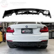 KP擎利國際 BMW F22 220i 235i 240i MP款後下巴 亮黑/碳纖維 M版專用