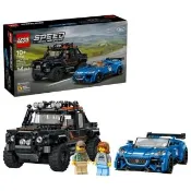 【LEGO 樂高】77264 捷豹 Project 7 和 Land Rover Defender 積木 玩具