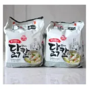 (店+)【BBHONEY】韓國 OTTOGI 東大門一隻雞刀削麵拉麵4入一袋