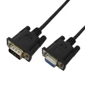 【Soodatek】RS232 DB9公座 to DB9母座 串口-直通 延長線 轉接線 數據傳輸線(1.5M)