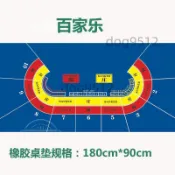 百家樂桌布橡膠莊閑臺布籌碼21點專用桌墊德州撲克大小莊閑桌布*熱銷*