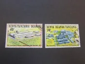 【雲品2】肯尼亞 烏干達 坦噶尼喀Kenya Uganda Tanganyika 1973 Sc 276-77 FU 庫 