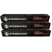 (店+)【STARBUCKS 星巴克】星巴克義大利咖啡*3 三盒組 咖啡膠囊 小顆的膠囊咖啡  〈可適用Nespresso〉