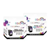 【COLOR24】for CANON 2黑1彩 PG-740XL／CL-741XL 高容環保墨水匣(適用PIXMA MG2170 / MG3170 / MG4170)