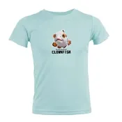【台製良品】吸排短袖原創T恤 O1 海洋系列 海洋TEE 小丑魚 搞怪(多色 加大尺碼 男女適穿 M-5L)