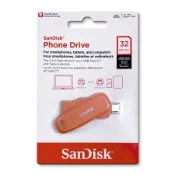 [好買市集] SanDisk【32G】Phone Drive USB 3.2 Type-C 雙接頭OTG 隨身碟 手機/平板適用 橘色（SD-DDC6-NO-32G）