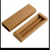 喜挖2店 【喜挖】文具盒子紙盒抽屜盒子抽拉紙盒硬紙盒牛皮紙筆盒子包裝盒子文具盒