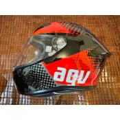 二手少用 AGV K6S Fision 2 黑/紅 全罩式安全帽 亞洲版公司貨 碳纖維