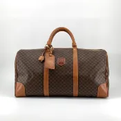 【DOKODEMO】【二手】 CELINE Macadam Old Celine Boston 包，金色五金，ブラウン