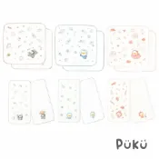 PUKU藍色企鵝 SoftCloud 棉棉雲紗布手帕(2入) 棉棉雲紗布澡巾(2入) 多款可選 嬰兒手帕 洗澡巾 口水巾