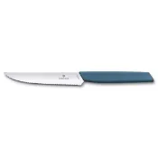 蝦皮隔日到貨【Victorinox 瑞士維氏】SWISS MODERN 牛排刀 12cm-藍(6.9006.12W2) 墊腳石購物網