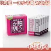 【10入組】日本 北海道 一口小羊羹 5年保存 防災口糧 小倉羊羹 長效期食品 地震防震 防災 登山露營【小福部屋】