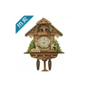 (店+)優選 現貨掛鐘布谷鳥咕咕報時鬧鐘北歐復古時鐘木質客廳鐘表電池電子